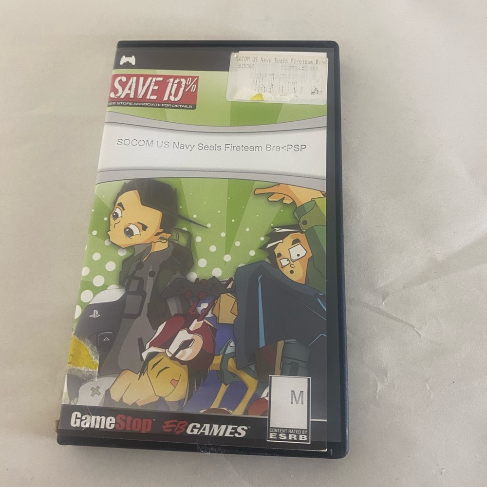 SOCOM US navy seals Fireteam PSP Video Game Untested
